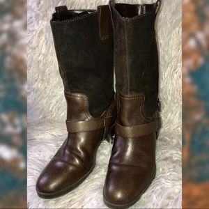 LAUREN RALPH LAUREN Women's Cacey Brown Leather